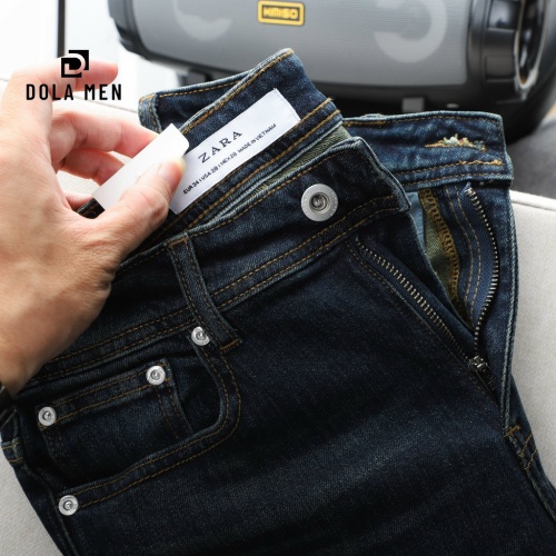 Quần Jean Nam ZARA NAVY DARK DENIM CXZAR003 Lót Viền Ống Form SlimFit Mềm Mịn Co Giãn Hàng Xịn Chính Hãng CÓ BIG SIZE