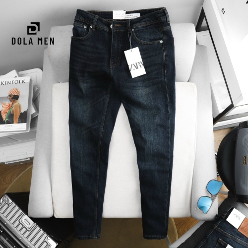 Quần Jean Nam ZARA NAVY DARK DENIM CXZAR003 Lót Viền Ống Form SlimFit Mềm Mịn Co Giãn Hàng Xịn Chính Hãng CÓ BIG SIZE