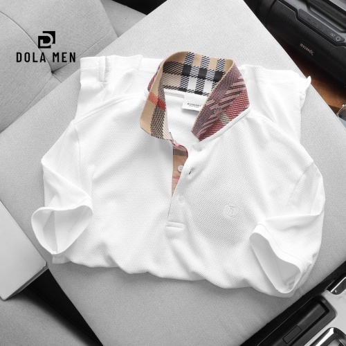 Áo Polo Nam Phối Cổ Lót Viền BURBERRY TRẮNG TRƠN BASIC Vải Hạt Xịn Cao Cấp Mềm Mát Hàng Xịn Chuẩn Hãng