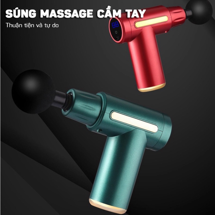 Máy Đấm Lưng Massage Cầm Tay Gun Mini, Máy Massage Cầm Tay Mini Toàn Thân 6 Cấp Độ Chuyên Sâu Đa Năng - DL2 #5
