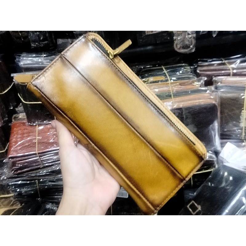 CLUTCH CẦM TAY NAM DA BÒ THẬT CL02