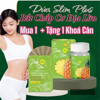  Giảm Cân Cực Mạnh Dứa Slim Plus Tặng Kèm khoá Cân Cho Người Lờn 