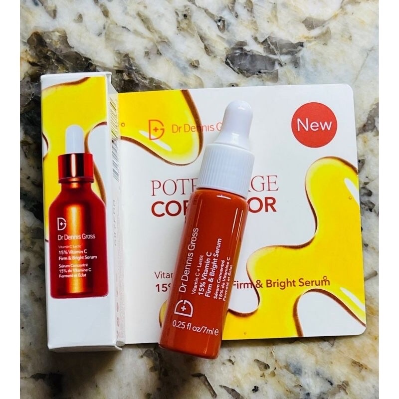 Tinh chất sáng da Dr. Dennis Gross Skincare Vitamin C Lactic 15% Firm & Bright Serum