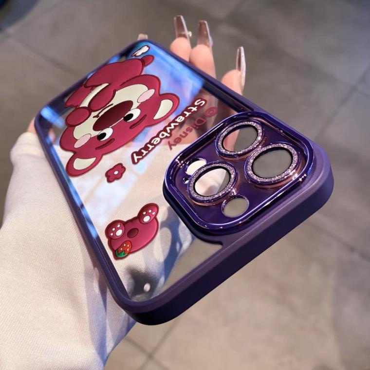 Ốp cam kim tuyến gấu Berry 7plus/8plus/x/xs/xsmax/11/12/13/14/pro/max/plus/promax