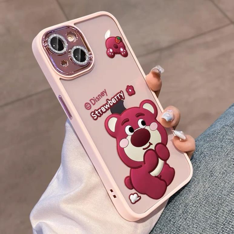 Ốp cam kim tuyến gấu Berry 7plus/8plus/x/xs/xsmax/11/12/13/14/pro/max/plus/promax