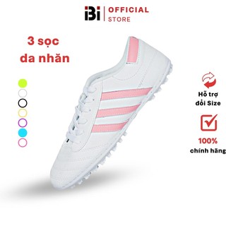 Giày đá bóng wika 3 sọc da nhăn chính hãng đã khâu toàn bộ đế