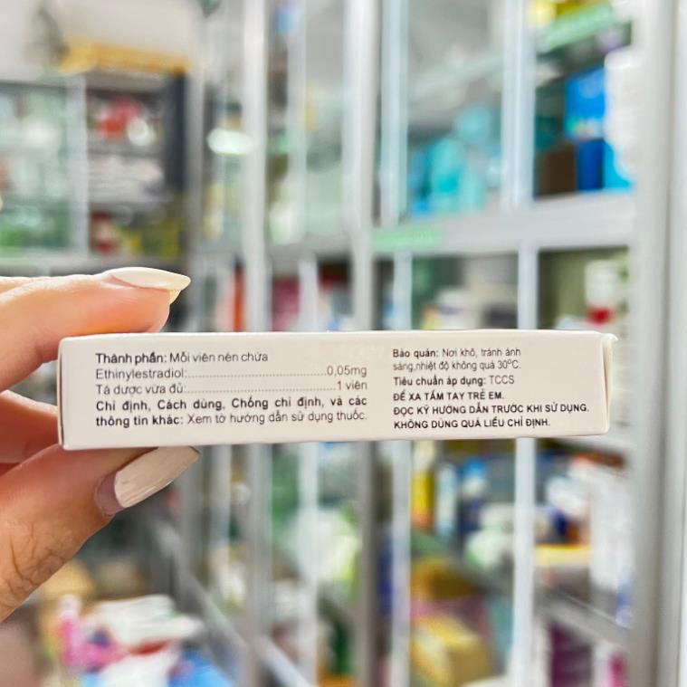 Viên tiêu sữa Vinafolin hộp 1 vỉ x 10 viên