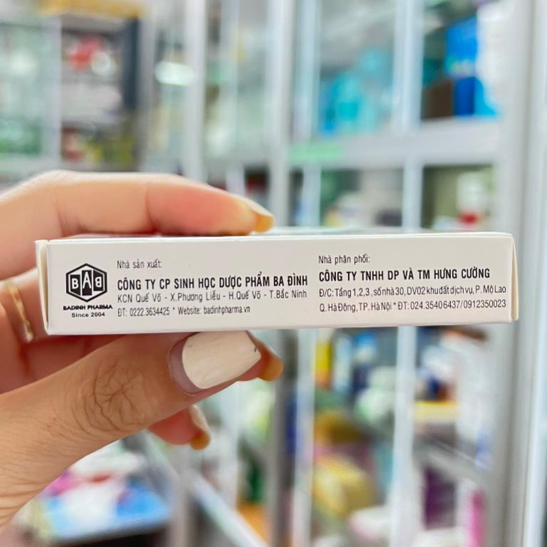 Viên tiêu sữa Vinafolin hộp 1 vỉ x 10 viên