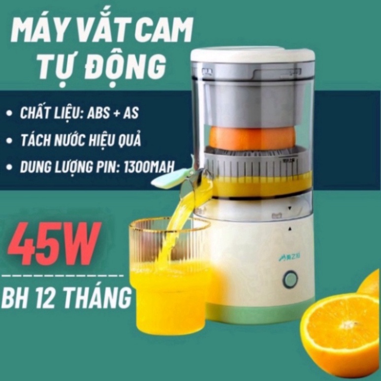 Máy Ép Cam Tự Động, Máy Vắt Cam Đa Năng - Máy Ép Hoa Quả Tự Động Sử Dụng Sạc USB Tiện Lợi Chất Lượng Cao NEW Hot