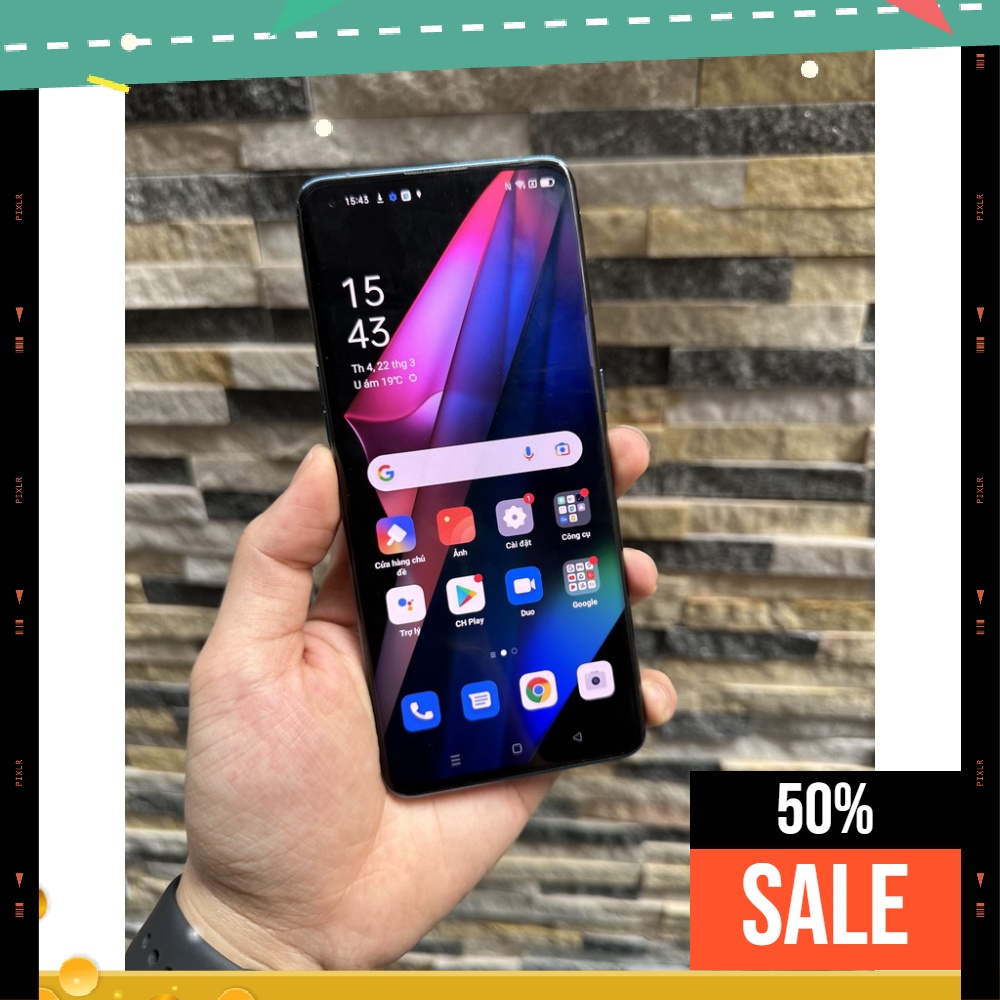 50% Điện thoại OPPO Find X3 pro 5G (12GB/256GB) Likenew - Hàng nhập khẩu-Rom quốc tế