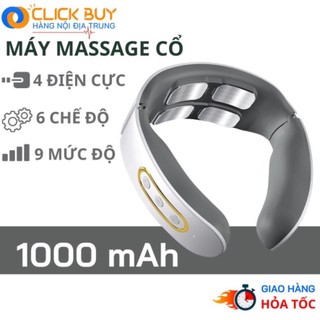 Máy massage cổ xung điện trị liệu đa năng cao cấp - máy 6 chế độ sạc usb công nghệ thông minh - mc6 hot