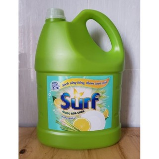 nước rửa chén surf can 3.6kg