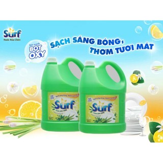 nước rửa chén surf can 3.6kg