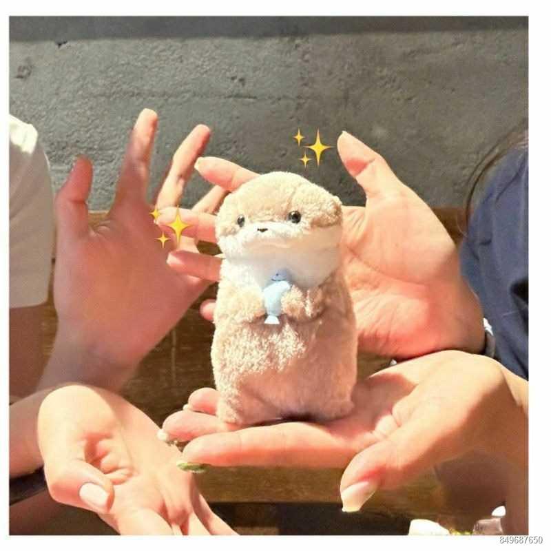 Búp bê rái cá bán búp bê capybara nhỏ dễ thương sang trọng đồ chơi búp bê dễ thương quà tặng sinh nhật