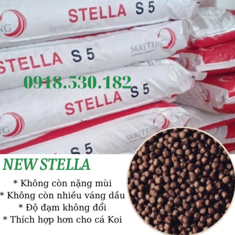 Cám cá Koi New Stella không nặng mùi, không váng dầu bao 1kg - American Fish Food