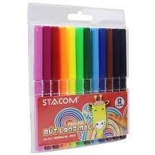 Bộ bút lông màu tô- 12 màu stacom fp112c - 12 màu fp112c