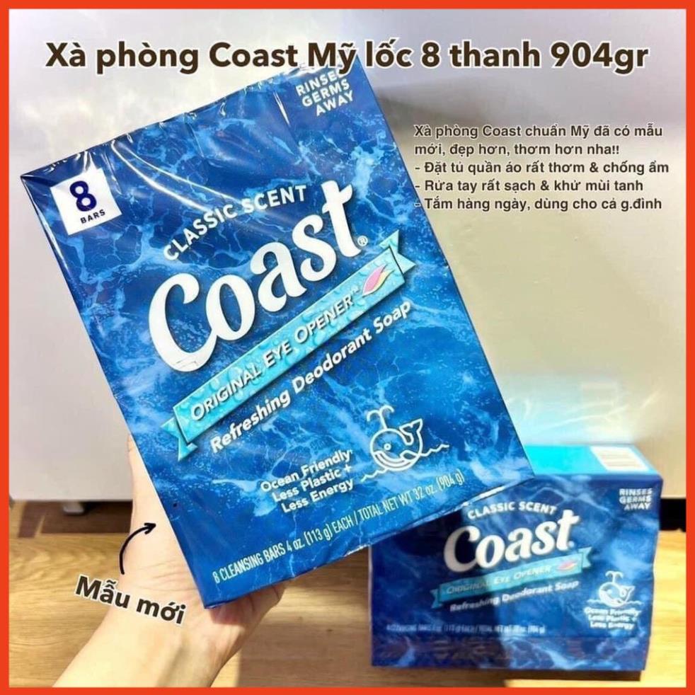 Xà Bông Coast Cục Chính Hãng Mỹ Mẫu Mới - 113g