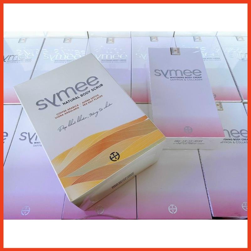 Kem Dưỡng Thể Trắng Da Symee Whitening Body Cream & Symee Natural Body Scrub