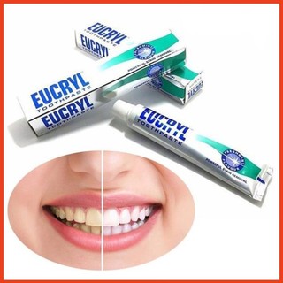 Combo Kem Đánh Răng Và Bột Làm Trắng Răng Eucryl Toothpowder - 62gr