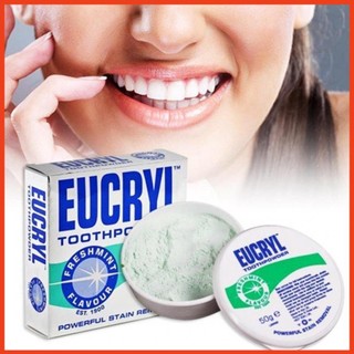 Combo Kem Đánh Răng Và Bột Làm Trắng Răng Eucryl Toothpowder - 62gr