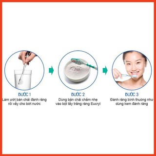 Combo Kem Đánh Răng Và Bột Làm Trắng Răng Eucryl Toothpowder - 62gr