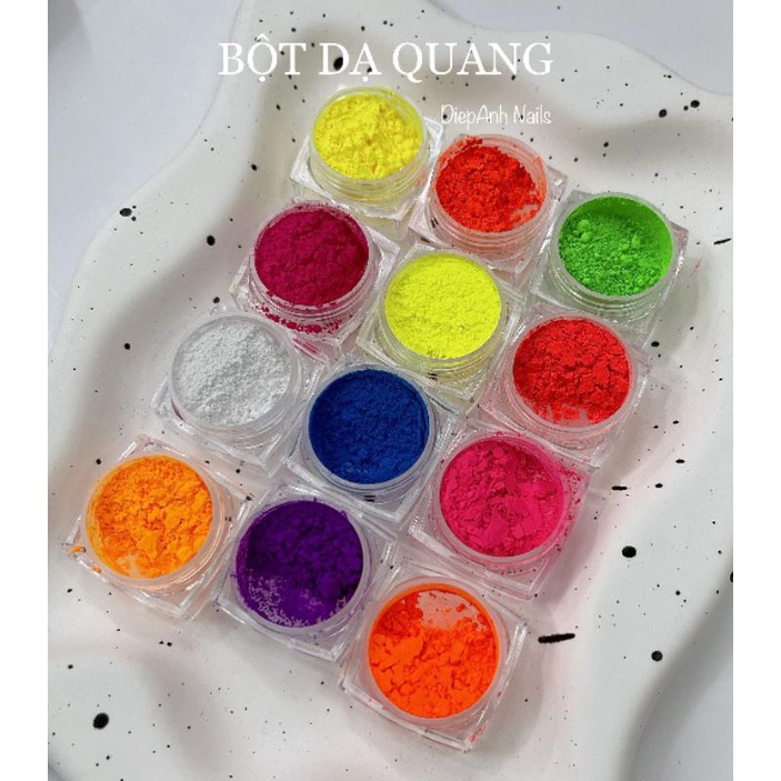 set bột dạ quang 12m