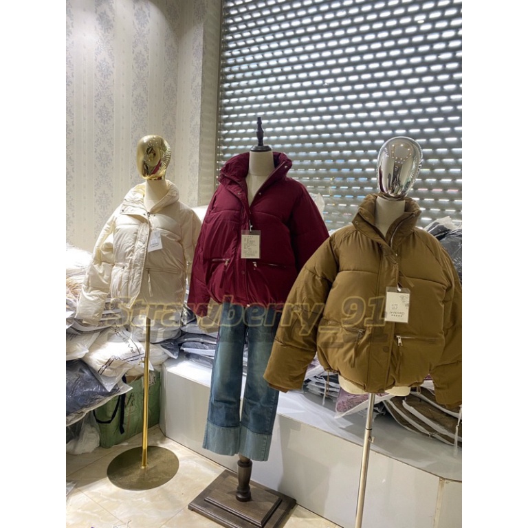 Áo khoác phao nữ quảng châu, dáng ngắn - sẵn sll .