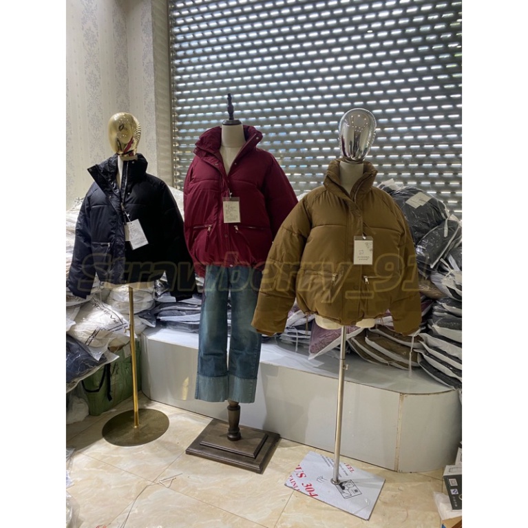 Áo khoác phao nữ quảng châu, dáng ngắn - sẵn sll .