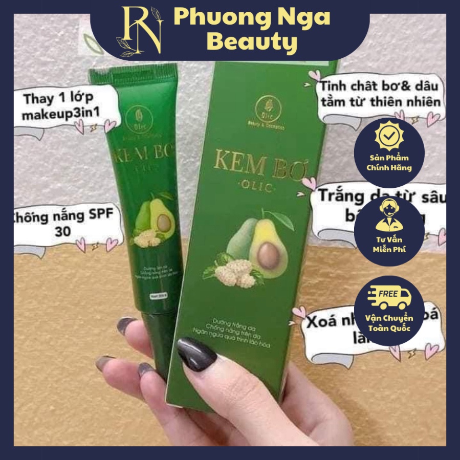 [DATE MỚI] Kem bơ Olic trắng da giảm thâm mụn nâng cơ da hộp 20ml - PHƯƠNG NGA BEAUTY