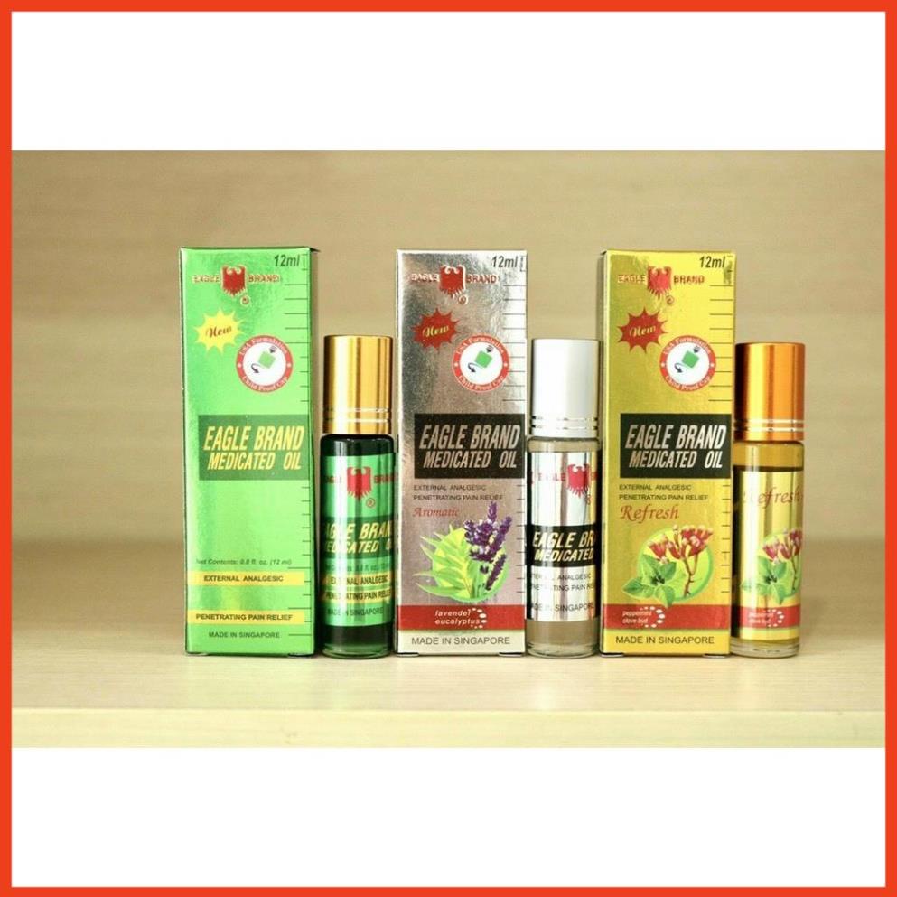 Dầu Lăn Con Ó  Nhập Khẩu SINGAPORE - 12ML