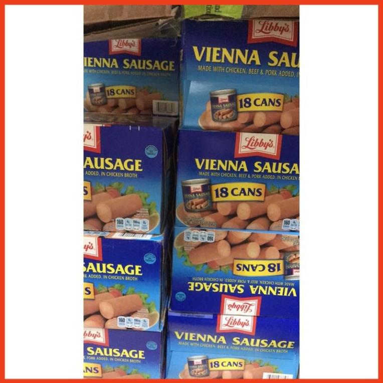 Xúc Xích Lon Mỹ Libby's Vienna Sausage  - Thùng 18 Hộp
