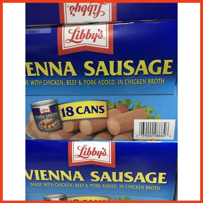 Xúc Xích Lon Mỹ Libby's Vienna Sausage  - Thùng 18 Hộp