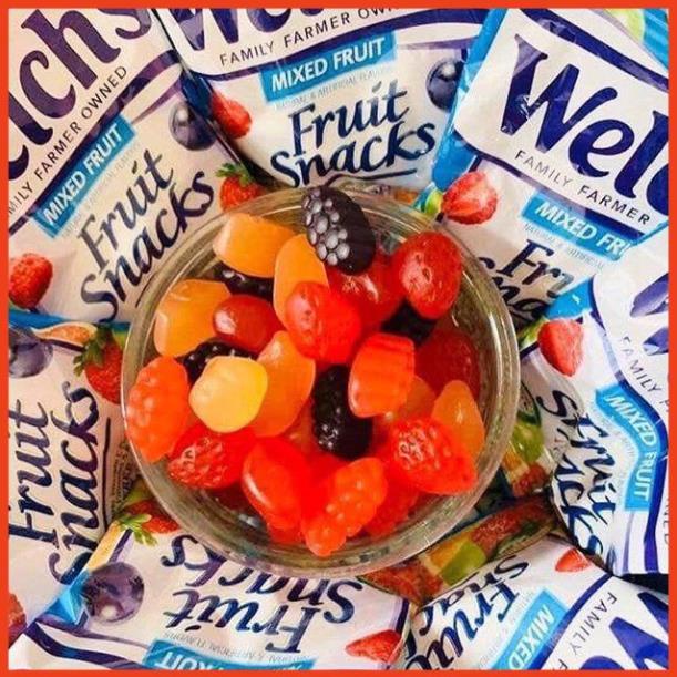 Kẹo Dẻo Trái Cây Dành Cho Bé Welch's Fruit Snacks Mixed Fruit của Mỹ - Hộp 90 gói