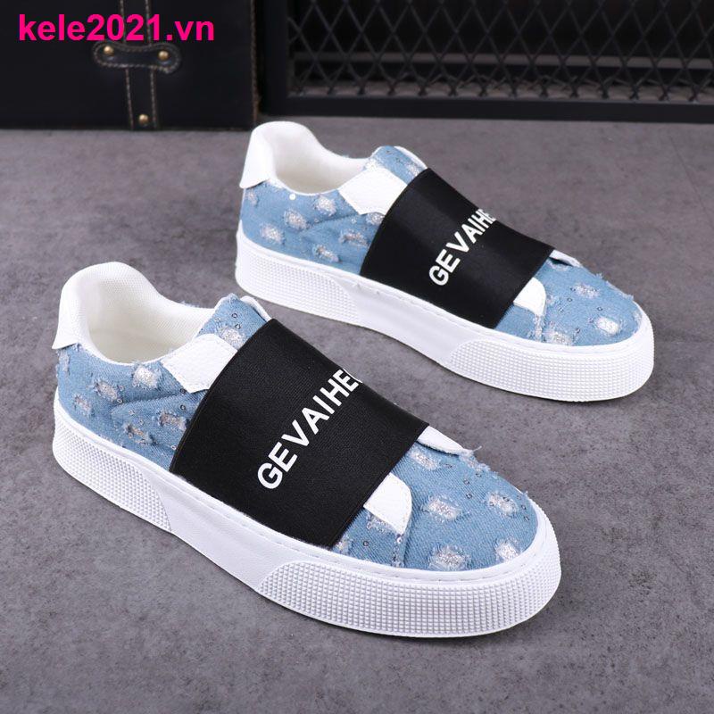 Tóc nhanh 24 giờ #fashion Casual shoes one-legged men s shoes autumn new breathable all-match student thick-soled snea