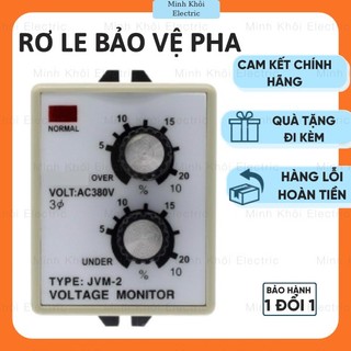 Rơ le bảo vệ pha jvm-2, relay bảo vệ pha camsco jvm-2, rơ le bảo vệ mất pha, cao áp, thấp áp jvm2, relay bảo vệ điện áp