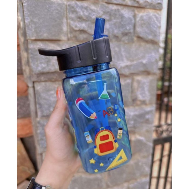 Bình nước có ống hút 450ml