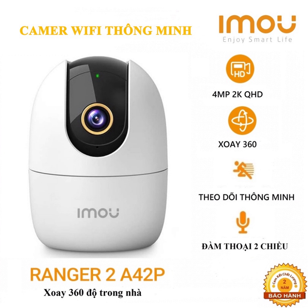Camera IP Wifi 4.0MP Ranger 2 IPC-A42P-IMOU