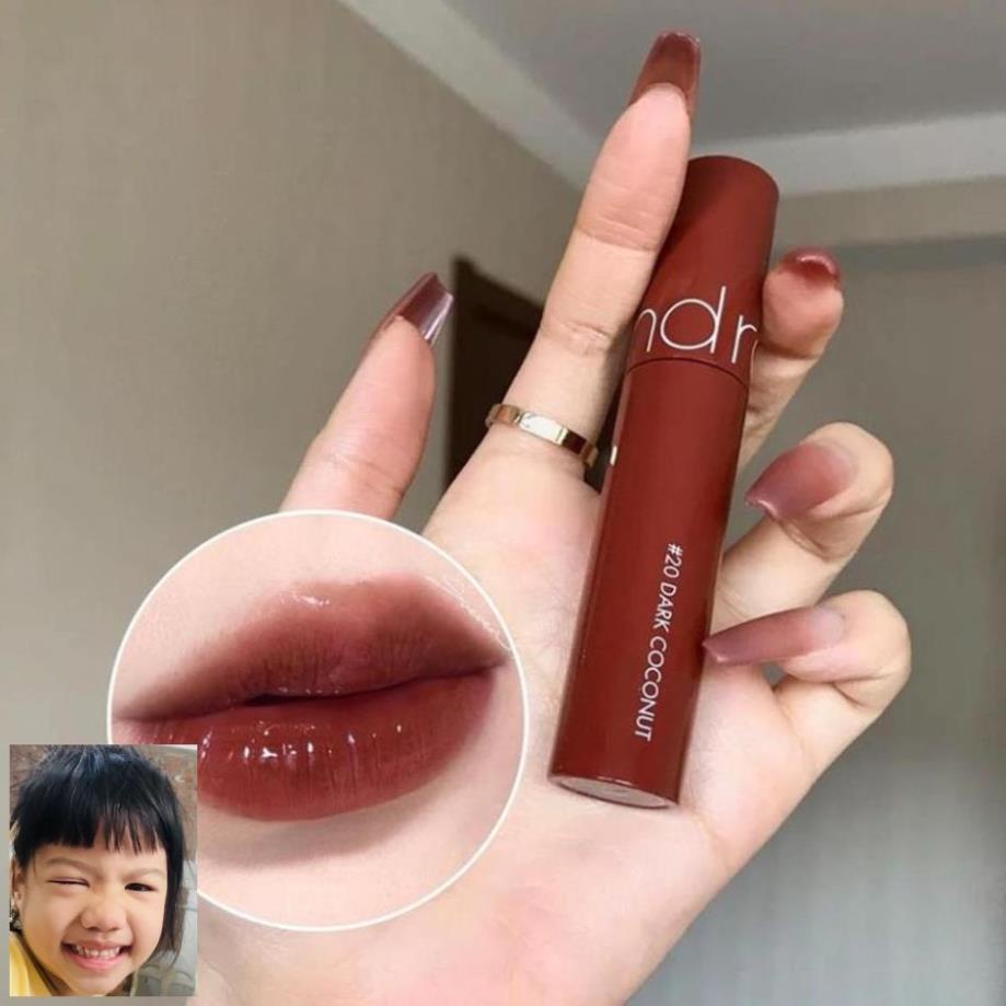 [loinhe] SON TINT BÓNG ROMAND MÀU 20 NÂU ĐẤT (Romand Juicy Lasting Tint 20)