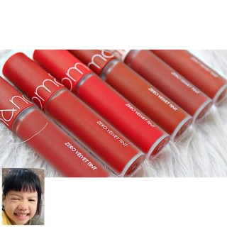 [lỗi nhẹ] Son Romand Zero 15 cam cháy (son kem lì Romand Zero Velvet Tint)