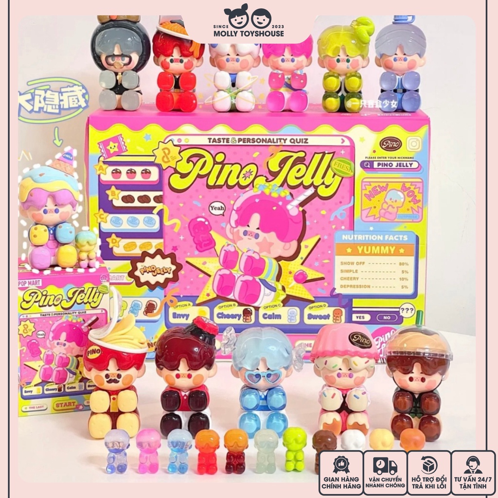Blindbox PINO JELLY Taste ＆ Personality Quiz Series Figures