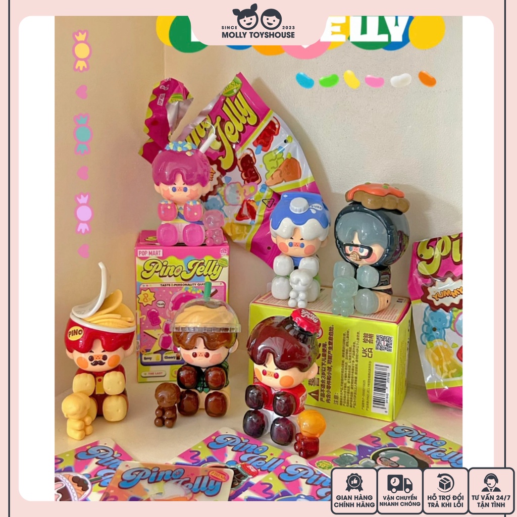Blindbox PINO JELLY Taste ＆ Personality Quiz Series Figures