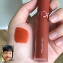 [lỗi nhẹ] Son Romand Zero 15 cam cháy (son kem lì Romand Zero Velvet Tint)