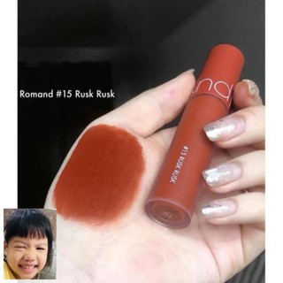 [lỗi nhẹ] Son Romand Zero 15 cam cháy (son kem lì Romand Zero Velvet Tint)