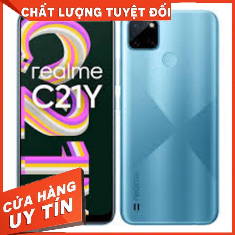 Điện thoại giá rẻ Realme C21Y 2sim ram 4G/64G Chính Hãng, Bảo hành 12 tháng - TNN 02