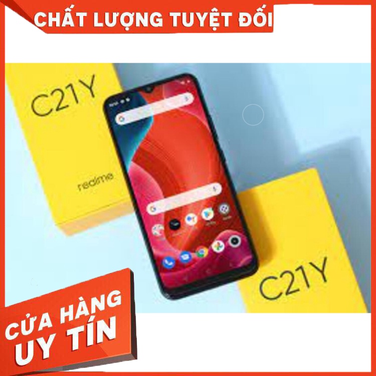 Điện thoại giá rẻ Realme C21Y 2sim ram 4G/64G Chính Hãng, Bảo hành 12 tháng - TNN 02