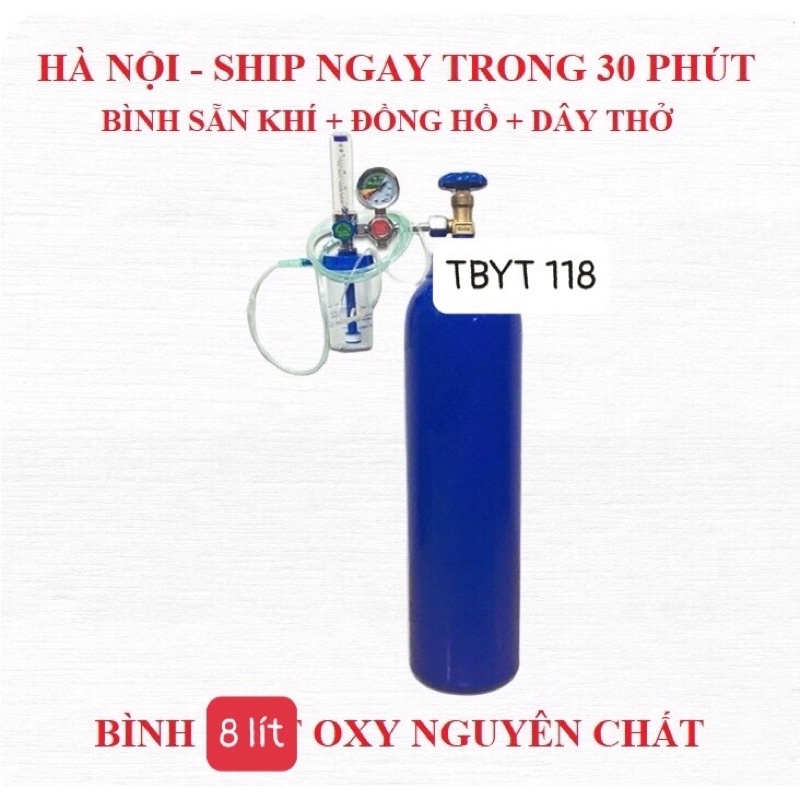 Bình oxy y tế 8 lít