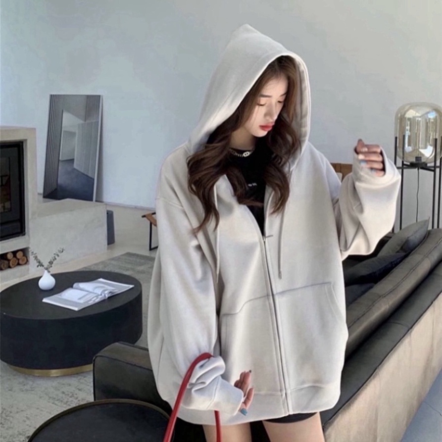 Áo KHOÁC Hoodie TRƠN 4 Màu Nam Nữ Ulzzang Unisex | BigBuy360 - bigbuy360.vn