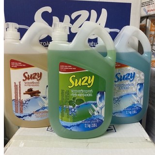 Nước rửa chén Suzy tinh chất quế, bạc hà 2,1kg chất lượng Nhật Bản