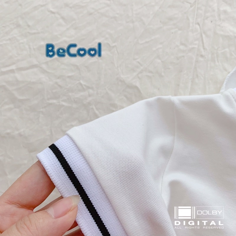 Áo cộc tay bé trai cotton cá sấu cho bé từ 11-27kg Becool - Áo bé trai phối kẻ khoẻ khoắn - 0423A028
