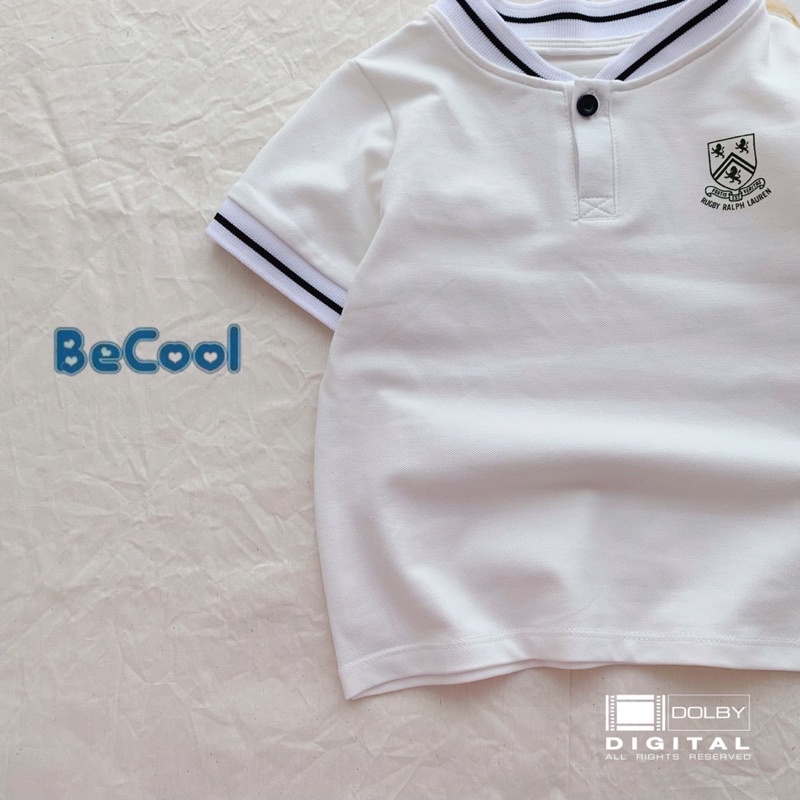 Áo cộc tay bé trai cotton cá sấu cho bé từ 11-27kg Becool - Áo bé trai phối kẻ khoẻ khoắn - 0423A028